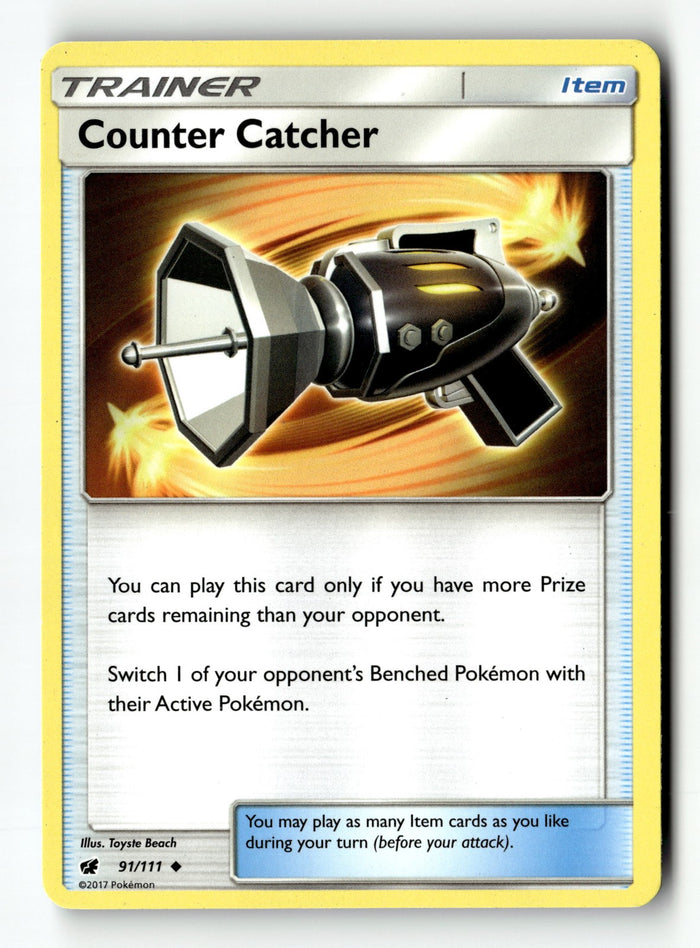 Pokemon Card Counter Catcher LP SM - Crimson Invasion Uncommon 91/111