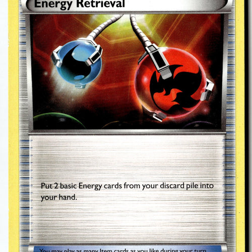 Pokemon Card Energy Retrieval LP Black and White Uncommon 92/114