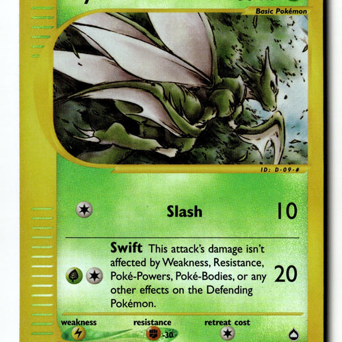 Pokemon Card Scyther (106) Reverse Holo LP Aquapolis 106/147