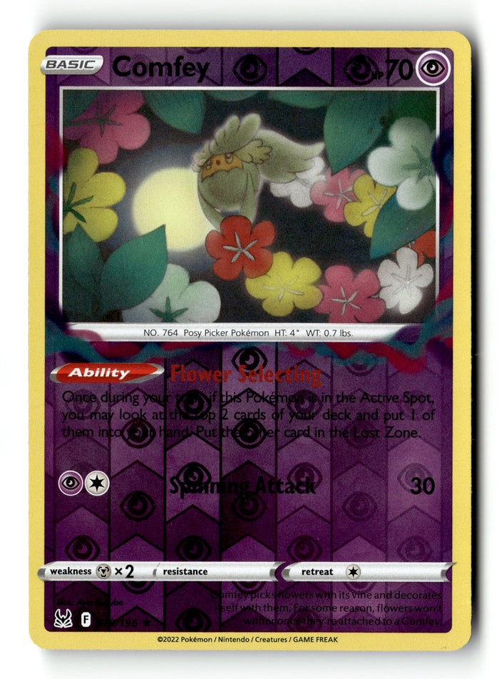Pokemon Card Comfey LP SWSH11: Lost Origin Reverse Holo Rare 079/196