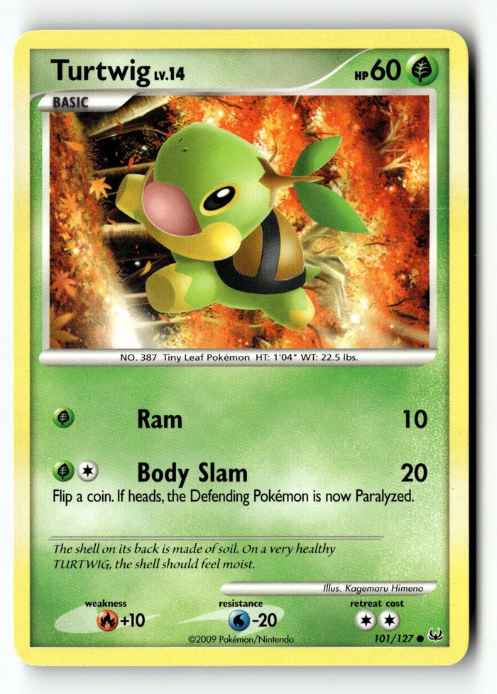 Pokemon Card Turtwig LP Platinum 101/127