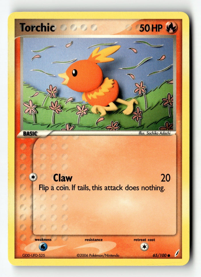 Pokemon Card Torchic - 065/100 LP Crystal Guardians 65/100
