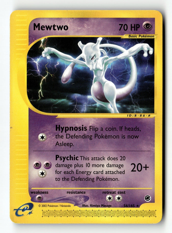 Pokemon Card Mewtwo (56) LP Expedition 56/165