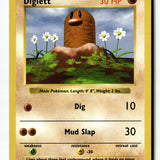 Pokemon Card Diglett LP Base Set (Shadowless) Common 047/102