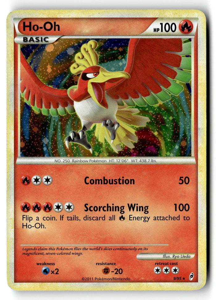 Pokemon Card Ho-Oh LP Call of Legends Holo Rare 9/95