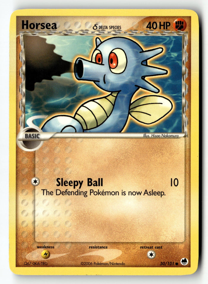 Pokemon Card Horsea - (Delta Species) LP Dragon Frontiers Common 50/101