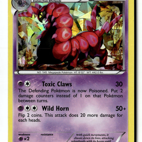 Pokemon Card Scolipede Emerging Powers Cracked Ice LP Deck Exclusives 040/098