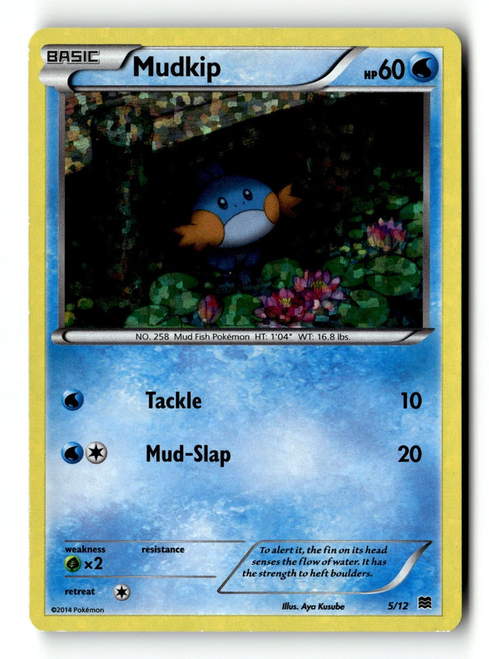 Pokemon Card Mudkip - McDonald's 2015 Holo LP 5/12
