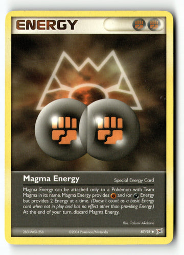 Pokemon Card Magma Energy Normal LP Team Magma vs Team Aqua 87/95