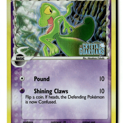 Pokemon Card Treecko (Delta Species) Reverse Holo LP Crystal Guardians 68/100
