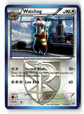 Pokemon Card Watchog (Team Plasma) (113) LP Plasma Storm 113/135