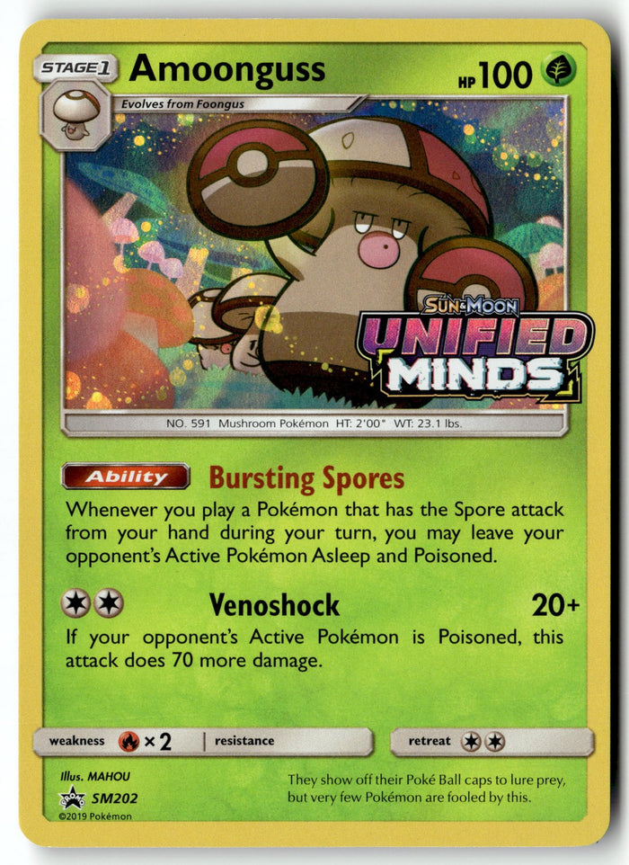Pokemon Card Amoonguss - (Prerelease) LP SM Promos Promo SM202