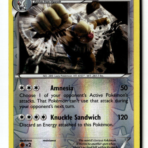 Pokemon Card Slaking Reverse Holo LP XY - Furious Fists 83/111
