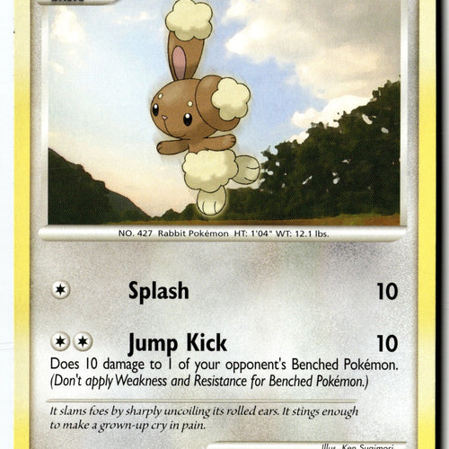 Pokemon Card Buneary LP Diamond and Pearl Common 73/130