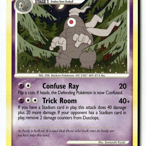 Pokemon Card Dusclops (35) LP Stormfront Uncommon 35/100