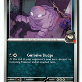 Pokemon Card Team Rocket's Grimer LP Destined Rivals 123/182 CRIMPED MISPRINT