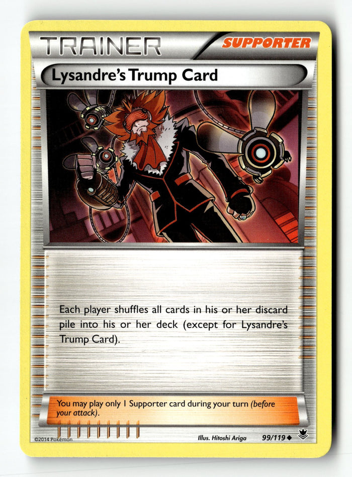 Pokemon Card Lysandre's Trump Card LP XY - Phantom Forces Uncommon 99/119