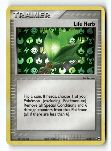 Pokemon Card Life Herb LP FireRed & LeafGreen Reverse Holo Uncommon 93/112