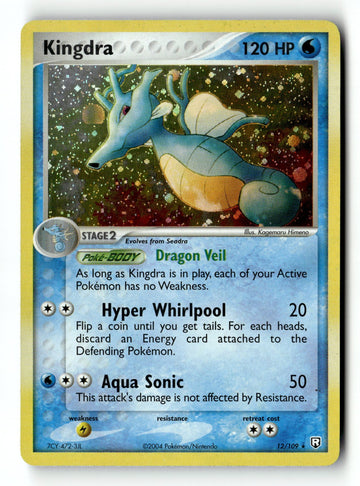 Pokemon Card Kingdra LP Team Rocket Returns Holo Rare 12/109