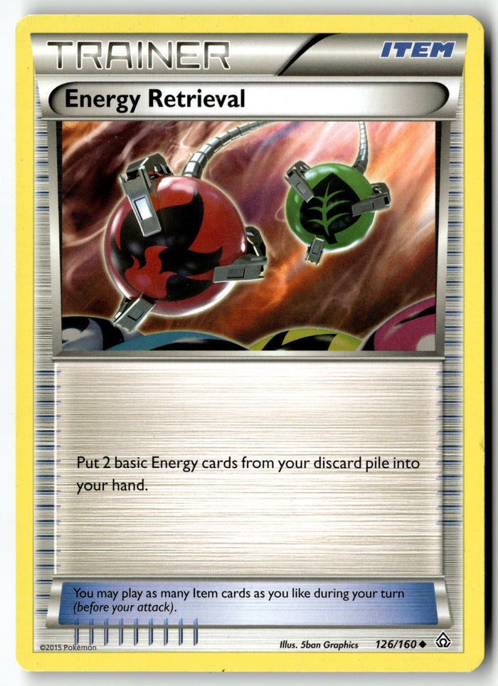 Pokemon Card Energy Retrieval LP XY - Primal Clash Uncommon 126/160