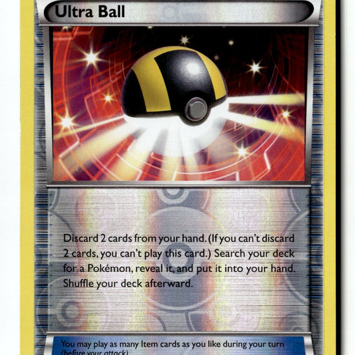 Pokemon Card Ultra Ball Reverse Holo LP XY - Flashfire 99/106