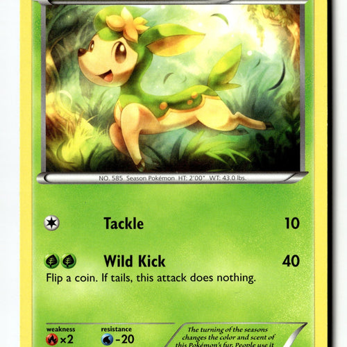 Pokemon Card Deerling LP Emerging Powers Common 15/98