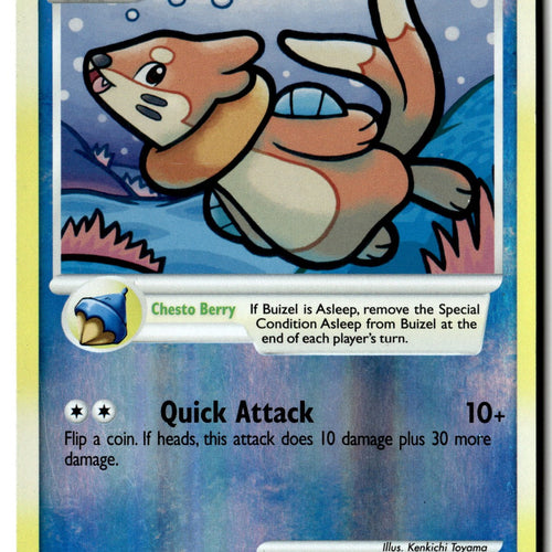 Pokemon Card Buizel LP Mysterious Treasures Reverse Holo Common 75/123