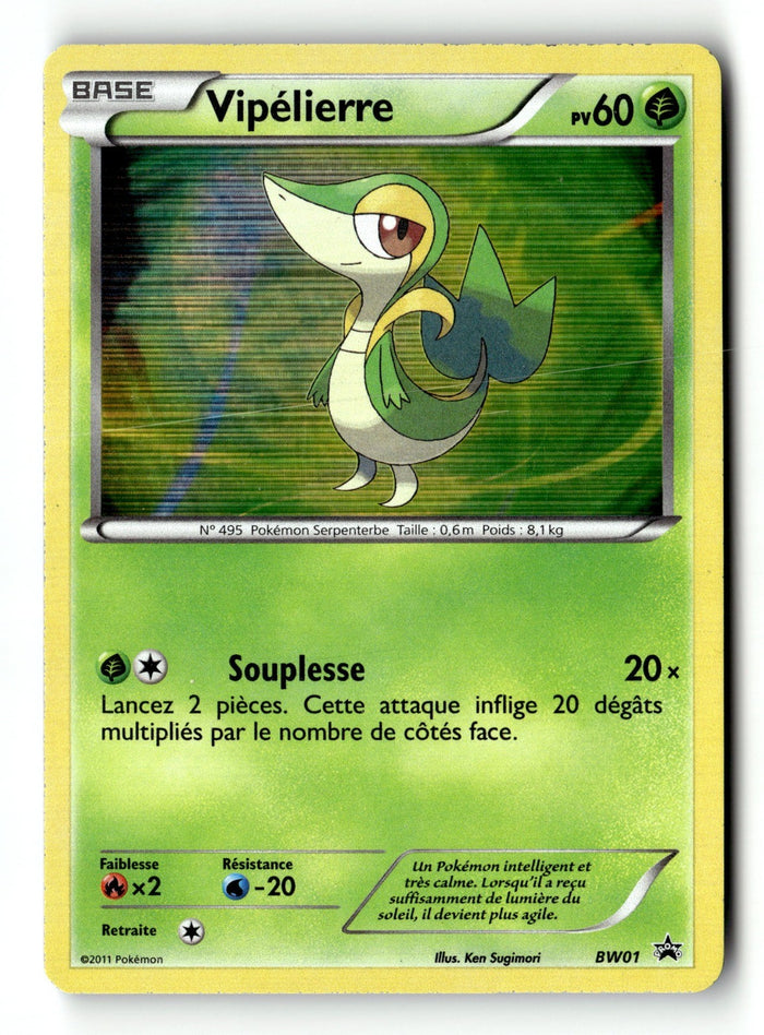 Pokemon Card Snivy BW01 Black and White Promos LP