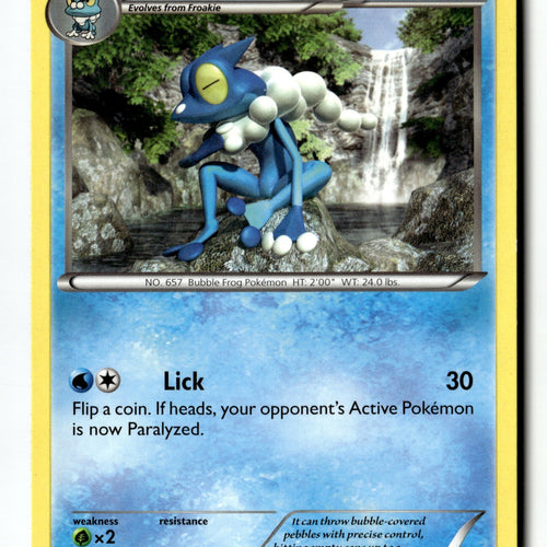 Pokemon Card Frogadier LP XY Base Set Uncommon 40/146
