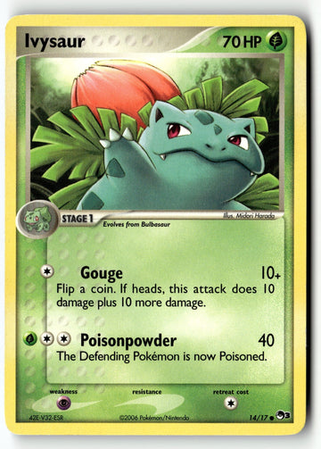 Pokemon Card Ivysaur LP POP Series 3 Common 014/017