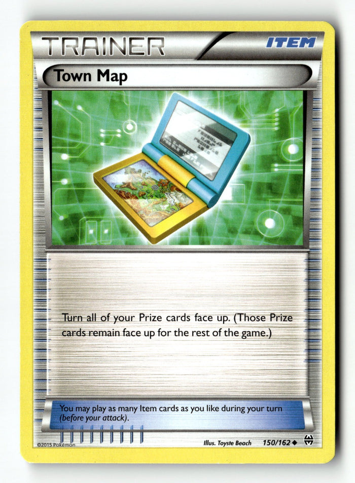 Pokemon Card Town Map LP XY - BREAKthrough 150/162