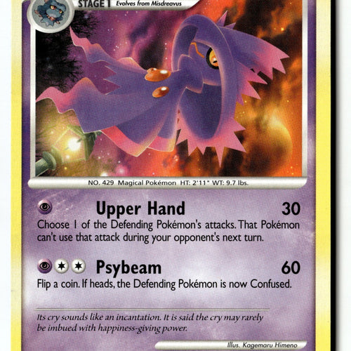 Pokemon Card Mismagius LP Platinum 55/127