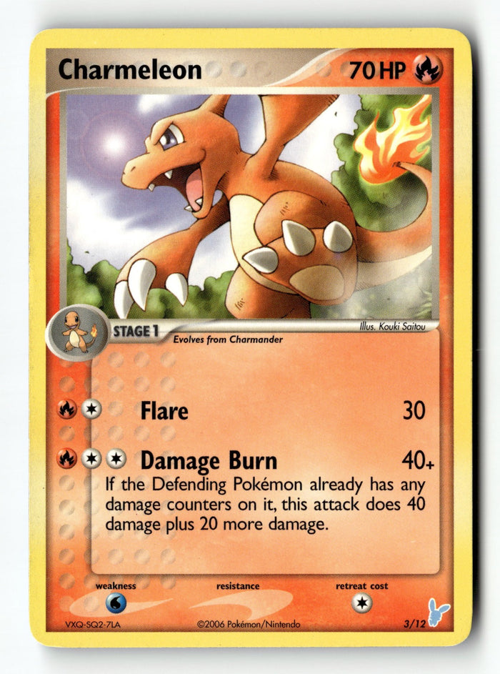 Pokemon Card Charmeleon LP FireRed & LeafGreen Uncommon 31/112