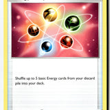Pokemon Card Energy Recycler LP SWSH05: Battle Styles Uncommon 124/163