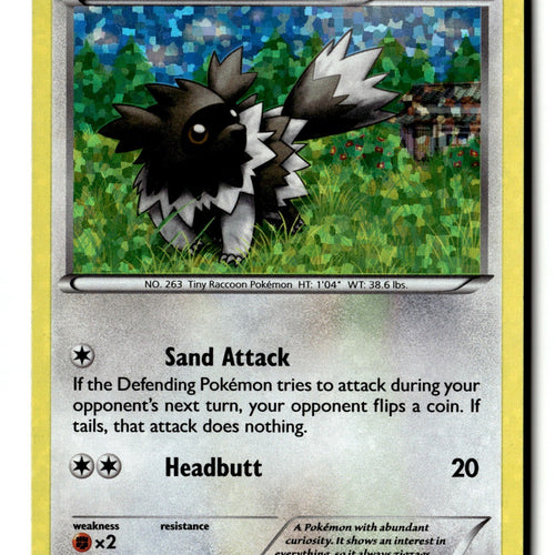 Pokemon Card Zigzagoon - 11/12 Holo LP McDonald's Promos 2015 011/012