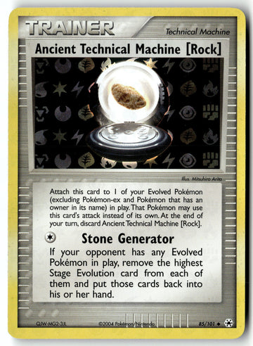 Pokemon Card Ancient Technical Machine Reverse LP Hidden Legends Uncommon 85/101