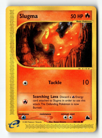 Pokemon Card Slugma (98) LP Skyridge 98/144