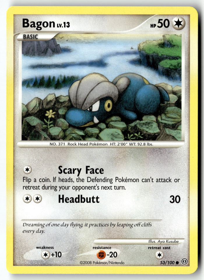 Pokemon Card Bagon LP Stormfront Common 53/100