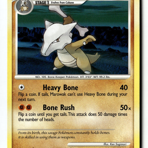 Pokemon Card Marowak Normal LP Legends Awakened 63/146