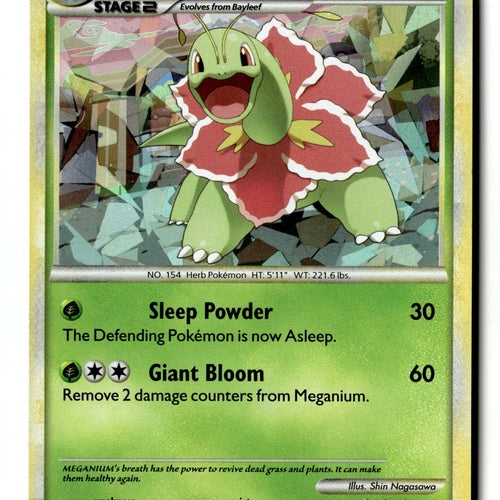 Pokemon Card Meganium -Cracked Ice Holo LP Deck Exclusives 026/123