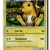 Pokemon Card Raichu - Cracked Ice Holo LP Deck Exclusives Holo Rare 10/123