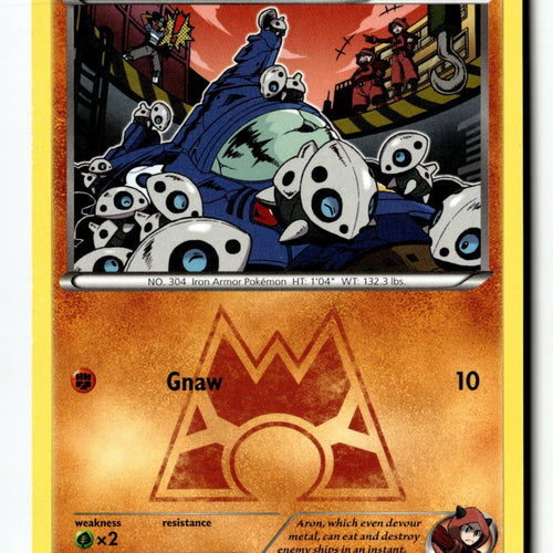 Pokemon Card Team Magma's Aron LP Double Crisis 12/34