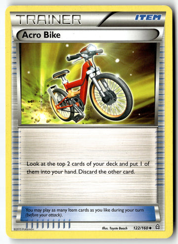 Pokemon Card Acro Bike LP XY - Primal Clash Uncommon 122/160