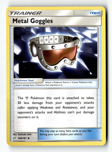 Pokemon Card Metal Goggles LP SM - Team Up 148/181
