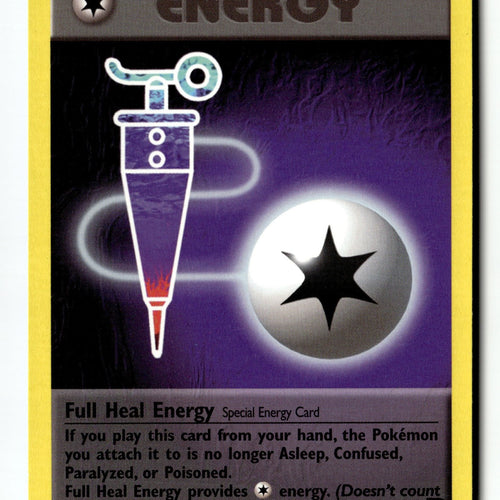 Pokemon Card Full Heal Energy LP Team Rocket Uncommon 81/82