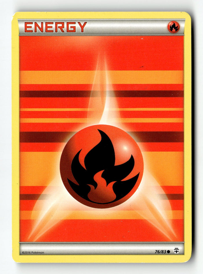 Pokemon Card Fire Energy LP Generations Common 76/83