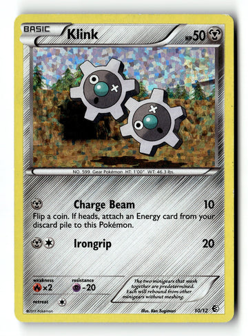 Pokemon Card Klink - 10/12 LP McDonald's Promos 2011 Promo 010/012