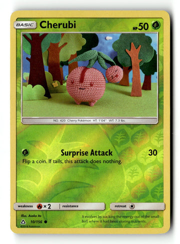 Pokemon Card Cherubi LP SM - Ultra Prism Reverse Holo Common 10/156