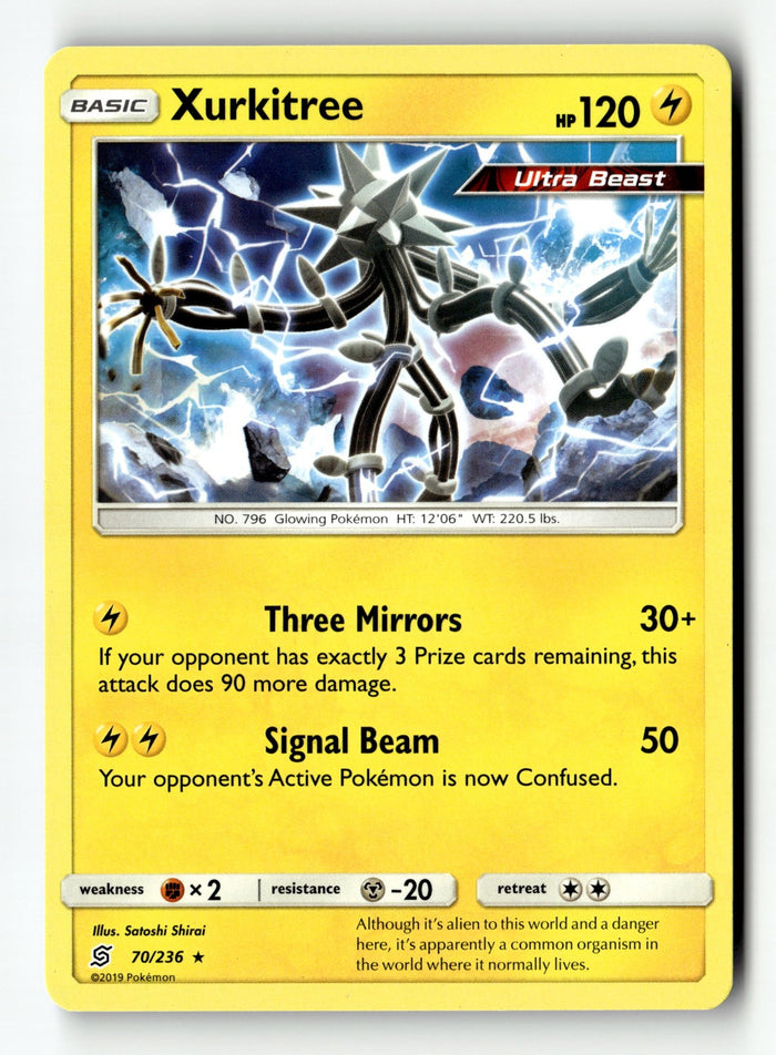 Pokemon Card Xurkitree LP SM - Unified Minds 70/236