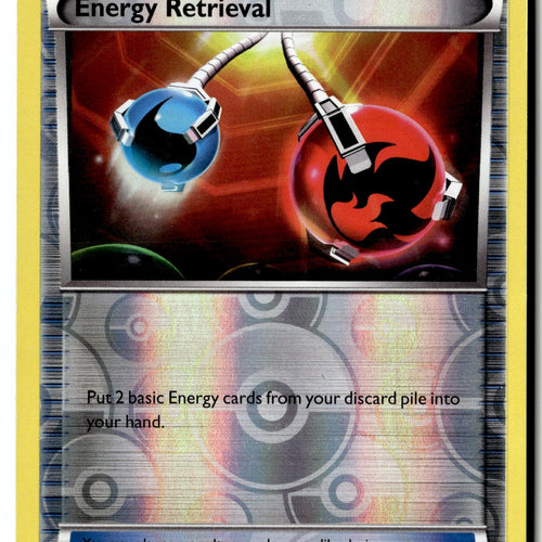Pokemon Card Energy Retrieval LP Plasma Blast Reverse Holo Uncommon 80/101